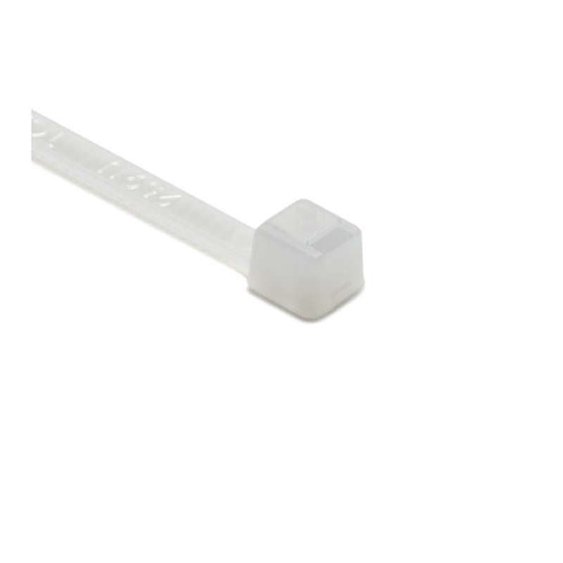 T-Series Cable, Tie 8" PA66 Natural, 18lb 1000/PK